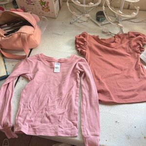 Two cute shirts pink is my favorite colors